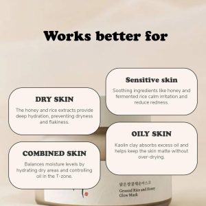 Beauty of Joseon Gorund Rice and Honey Glow Mask (150ml) 7 1924a1cd 8436 4fd2 b2c7 e9d02ee16495