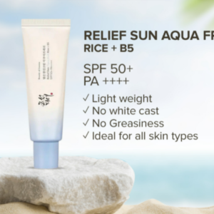 Beauty of Joseon Sun Aqua-Fresh:Rice + B5 (SPF 50+PA++++) (50ml) 7 aqua4
